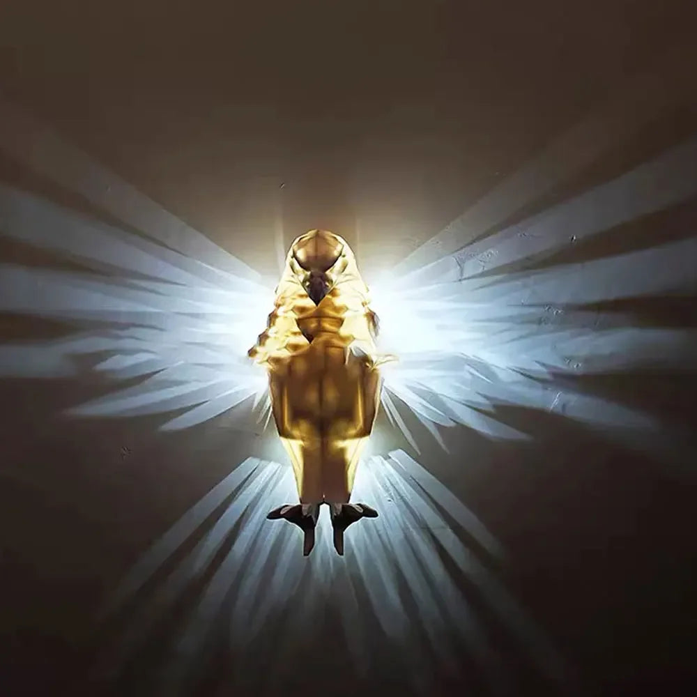 Bird Wall Lamp Owl Eagle Shape Projector Modern Creative Atmosphere Sconce Light 3D Print Body Animal Lighting Lustre