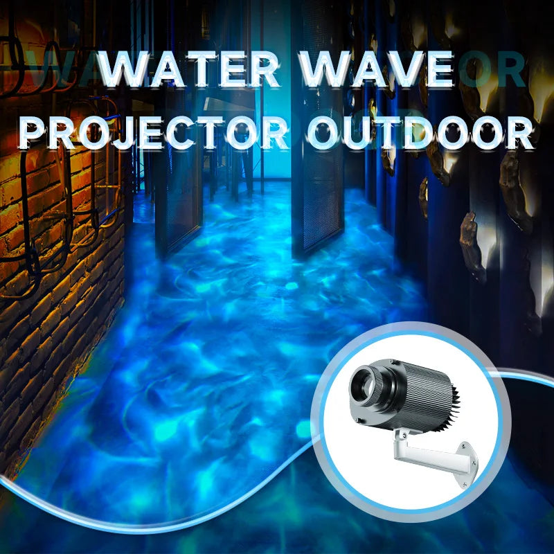 Ocean water waving  Lamp indoor atmosphere Light with 50W, 80W,150W outdoor Waterproof Led Projector for Park,Bar,Swimming pool