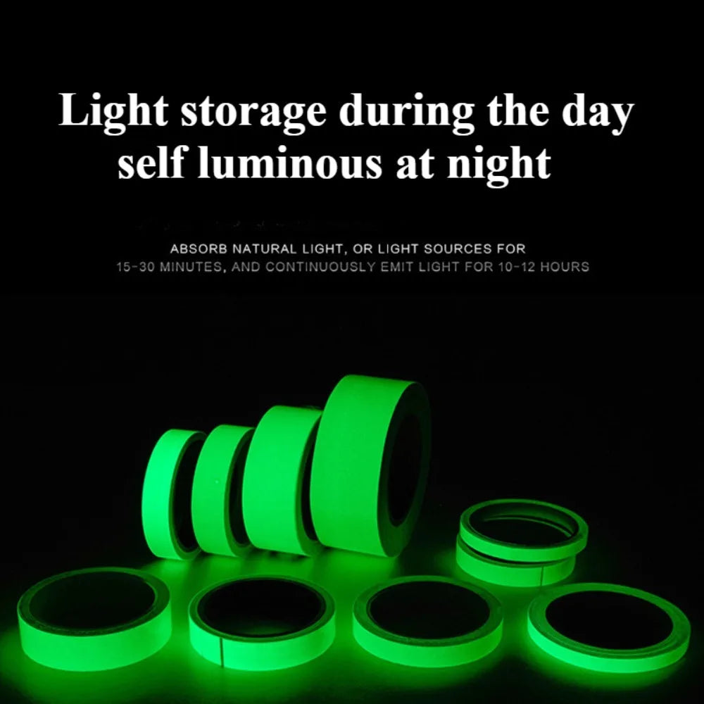 Cat luminous stickers adhesive tape night home indoor outdoor self  luminous fluorescent strips Stair warning tape DIY stage