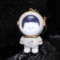 Creative Cartoon Lovely Spaceman Light Glowing Keychain Light Luminous Cute Bear Kawaii Cat Space Astronaut Key Ring Bag Hanging