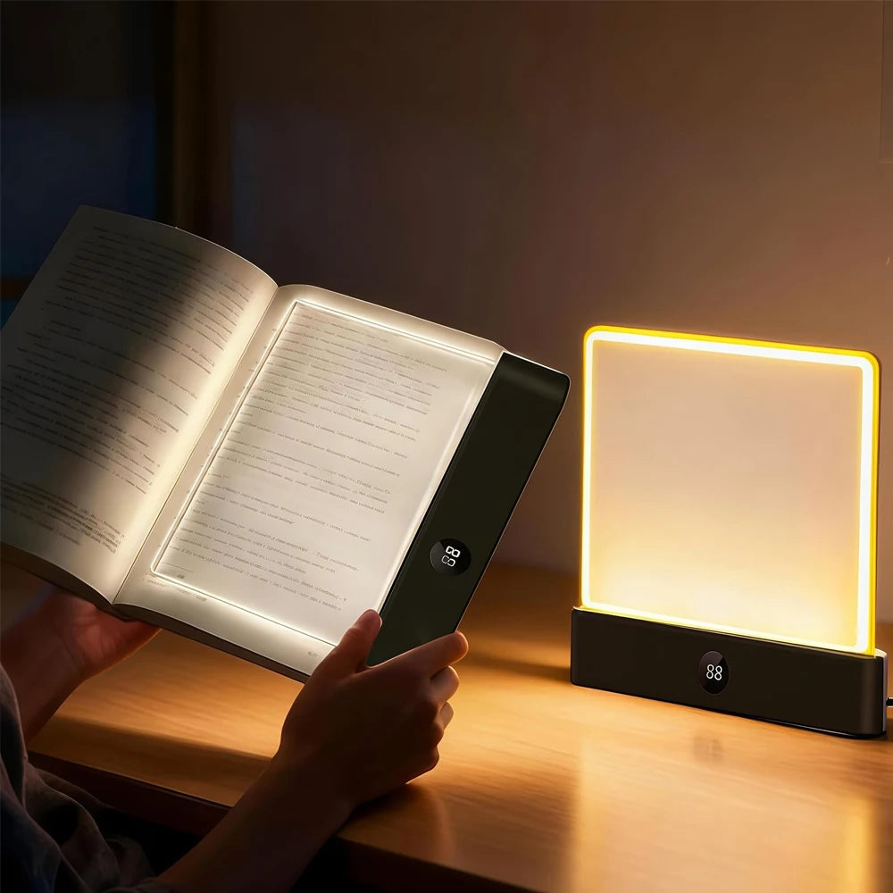 LED Flat Panel Night Vision Reading Light Eye Protection Reading Light Student Night Light Creative LED Book Eye Care Light
