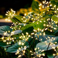 1pc Solar Firework Lights Warm White with 60LEDs for Outdoor Garden Decoration, 2 Modes,Christmas Decoration