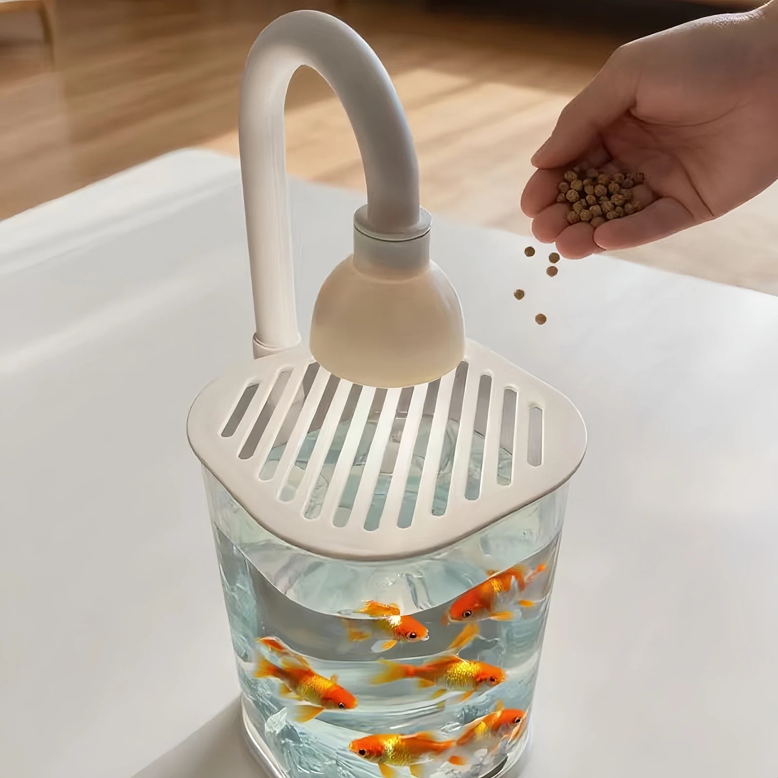 Starter Kit Small Fish Tank Axolotl Tank Tabletop Turtle Tank Goldfish Tank With Light Party Chirstmas Gift Idea For Kids